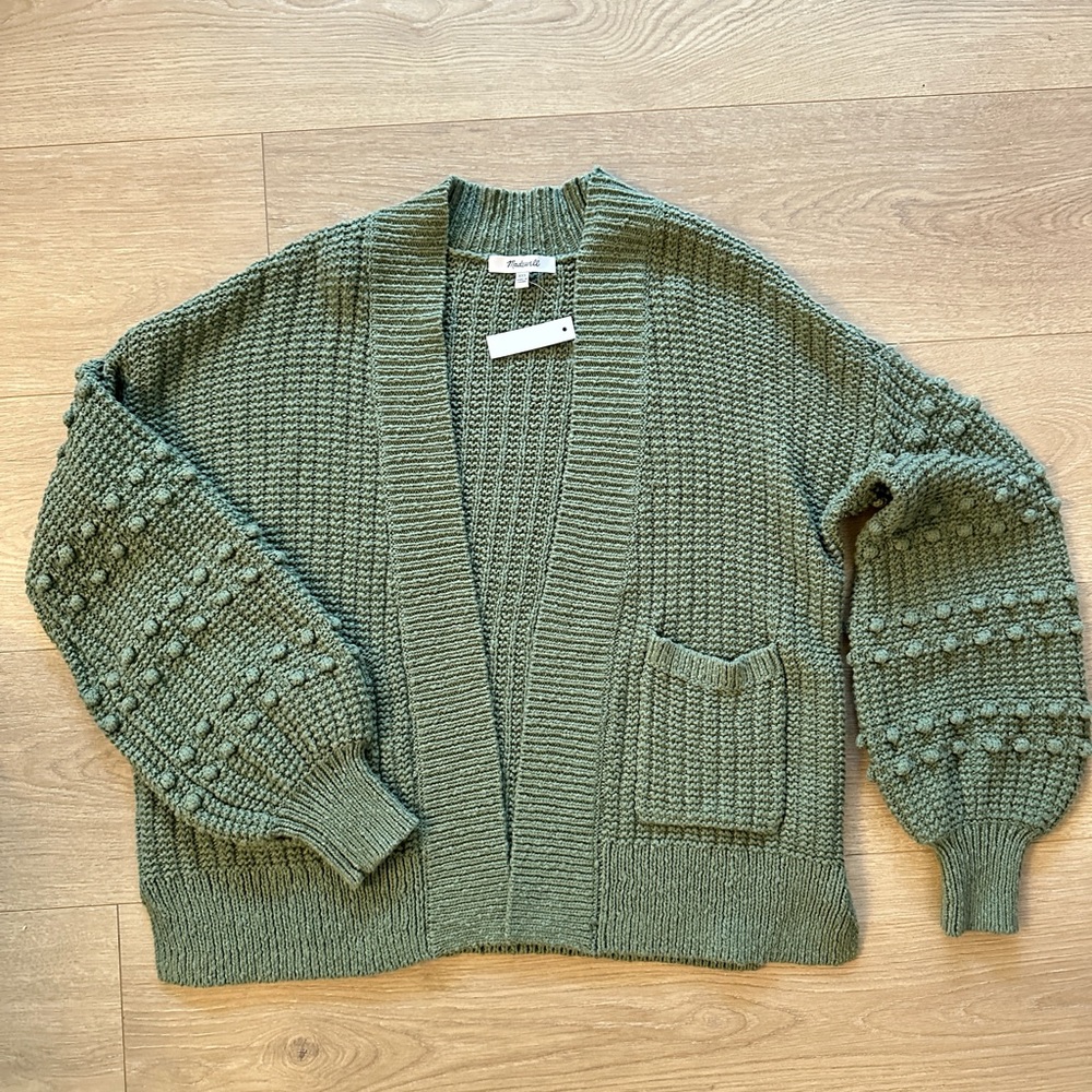 Madewell Olive Green Cardigan